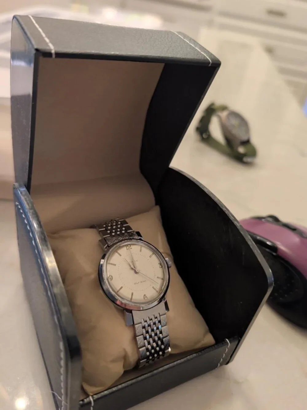 1963 Timex Viscount Self-Wind Automatic Vintage Men’s Watch – Runs Great